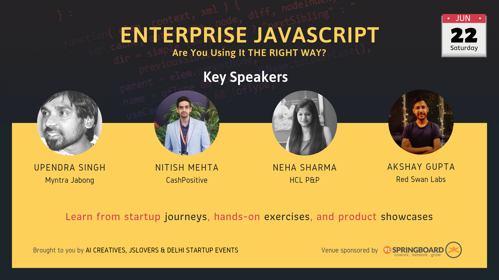 Enterprise JavaScript Version 1 poster